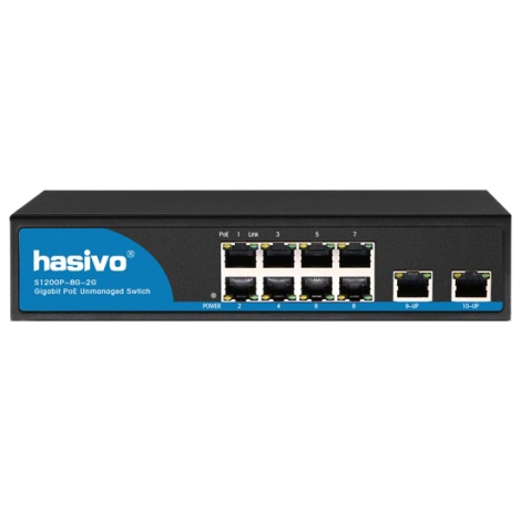 Switch Mạng PoE 8 Cổng S1200P-8G-2G