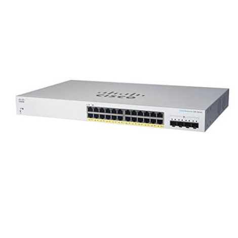 Switch PoE 24 cổng CISCO CBS220-24FP-4G-EU