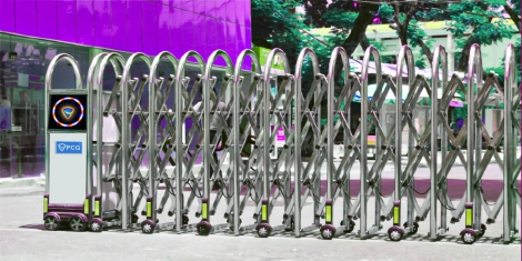 Cổng xếp Inox P-002