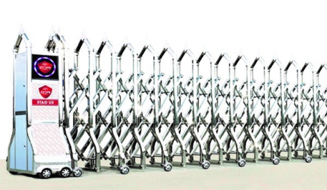 Cổng xếp Inox P-010