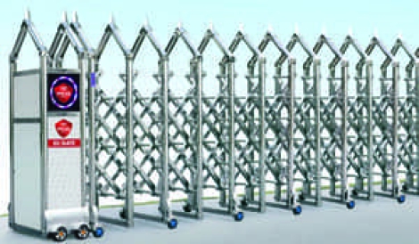 Cổng xếp Inox P-008