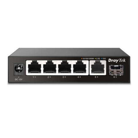 Switch không quản lý 5 cổng Draytek VigorSwitch Q60x
