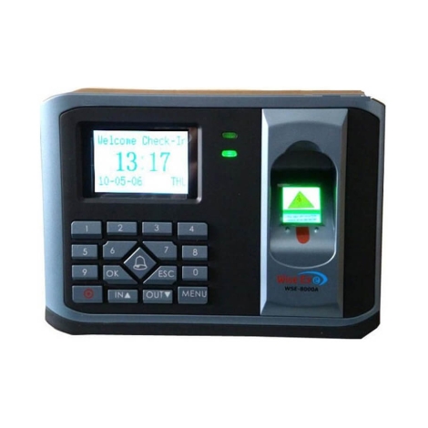 MÁY CHẤM CÔNG VÂN TAY + THẺ CẢM ỨNG WISE EYE 8000A