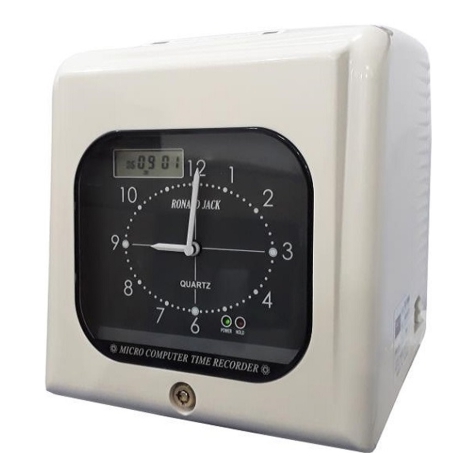 Máy chấm công thẻ giấy RONALD JACK RJ 990A