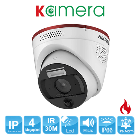 Camera tích hợp đầu báo nhiệt 4MP Hikfire HF-VH 243
