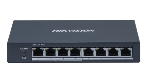 Switch mạng 4 cổng PoE Gigabit HIKVISION DS-3E0508P-O
