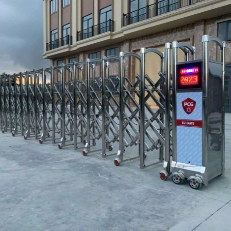 Cổng xếp Inox P- 006