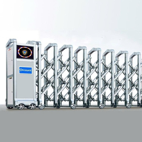 Cổng xếp Inox P-011