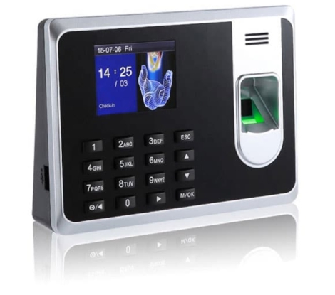 Máy chấm công vân tay + thẻ cảm ứng+ pin lưu điện 4 tiếng RONALD JACK RJ550A