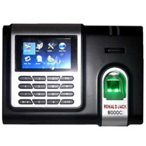 Máy chấm công vân tay ronald jack 8000c