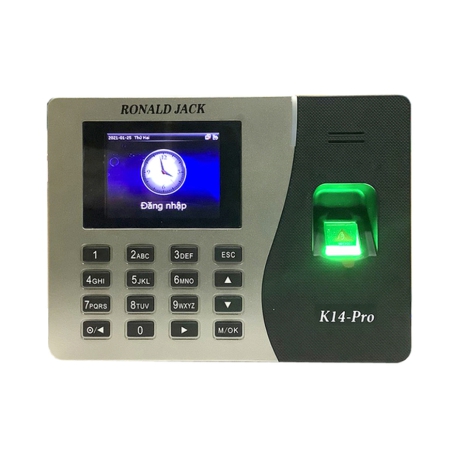 Máy chấm công vân tay + thẻ cảm ứng RONALD JACK K14 PRO/W200/ X628H/P5