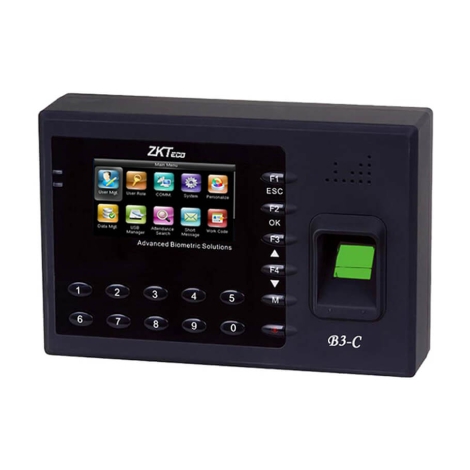 MÁY CHẤM CÔNG VÂN TAY + THẺ CẢM ỨNG ZK TECO B3-C