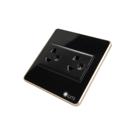 Ổ cắm đôi 3 chấu Lumi LM-SK3