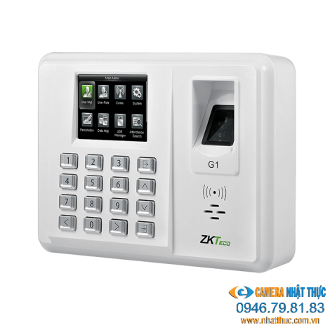 Máy chấm công vân tay và thẻ ZKteco G1