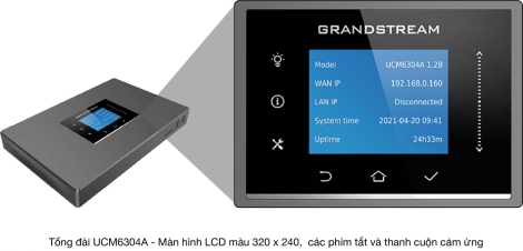 Tổng Đài IP Grandstream UCM6304A 