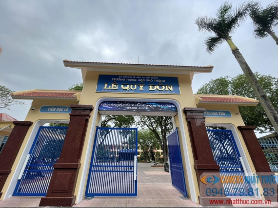 Lắp đặt hệ thống camera Tiandy cho Trường THPT Lê Quý Đôn