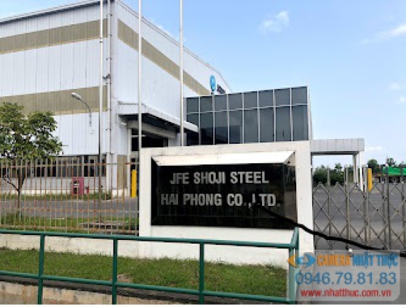 Lặp đặt camera HDCVI tại Công Ty TNHH Thép JFE Shoji Hải Phòng