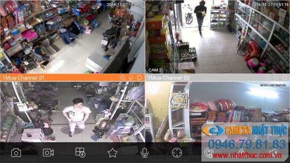 Hoàn thành hệ thống camera có dây tại một số hộ gia đình,hộ kinh doanh
