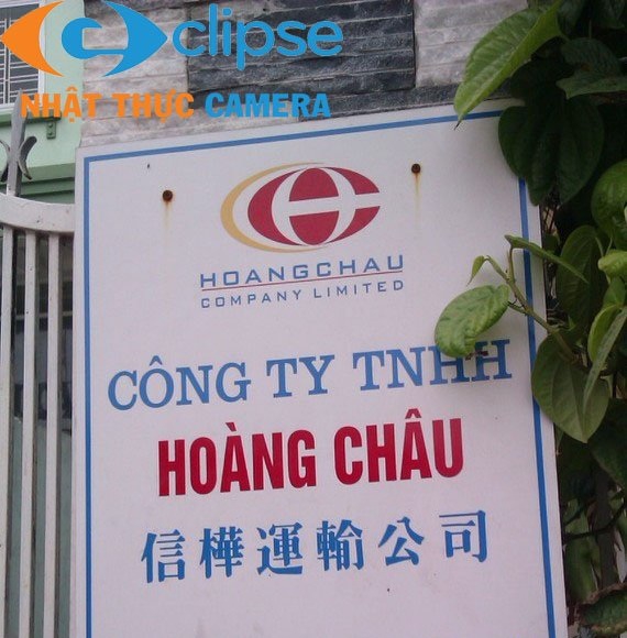 Lắp đặt camera cho Công ty TNHH Hoàng Châu