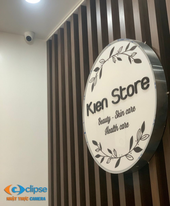 Lắp đặt camera TVI cho cửa hàng mỹ phẩm Kiên Store