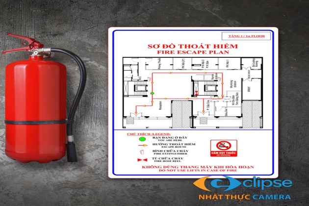 Sơ đồ thoát hiểm: Hướng dẫn đọc, hiểu và xây dựng kế hoạch thoát nạn an toàn khi có cháy