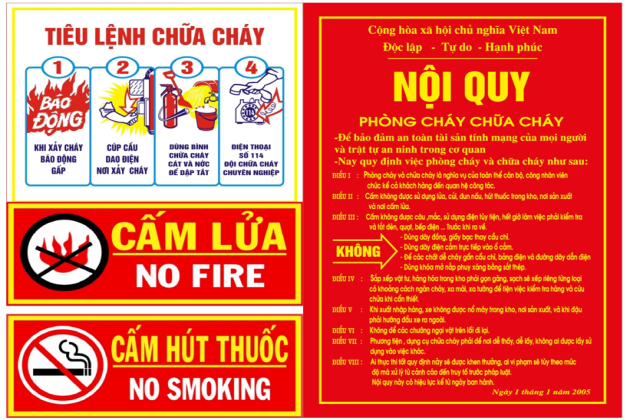Tiêu lệnh chữa cháy: Nội dung, tầm quan trọng và vị trí treo chuẩn