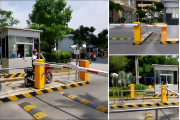 Barie cần thẳng tại Vinh: Kiểm soát ra vào hiệu quả từ Nhật Thực